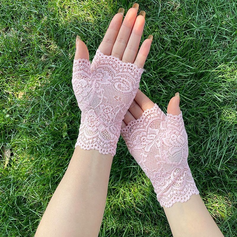 Daļēji pirkstu cimdi vasarai, pretslīdoši, izturīgi, ar skārienjutīgu ekrānu, vadīšanai un riteņbraukšanai