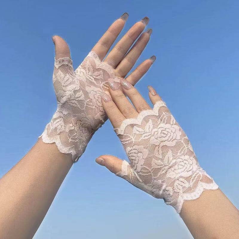 Daļēji pirkstu cimdi vasarai, pretslīdoši, izturīgi, ar skārienjutīgu ekrānu, vadīšanai un riteņbraukšanai