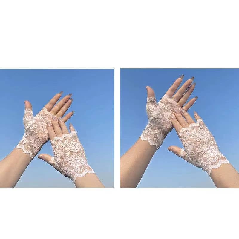 Daļēji pirkstu cimdi vasarai, pretslīdoši, izturīgi, ar skārienjutīgu ekrānu, vadīšanai un riteņbraukšanai