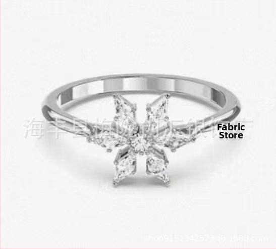 Vario pagrindo auskarai snaigė, sidabro 925 pakabukas – rinkinys moterims