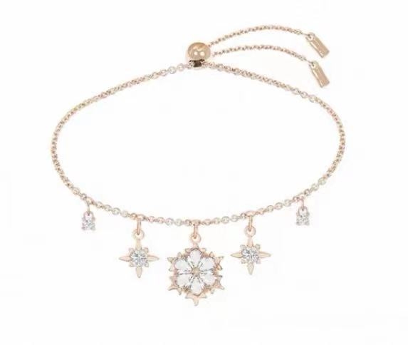 Vario pagrindo auskarai snaigė, sidabro 925 pakabukas – rinkinys moterims