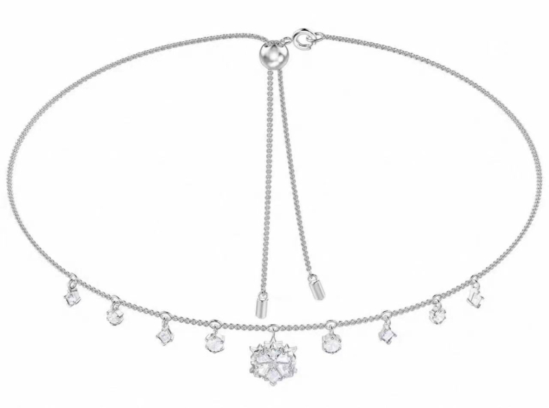 Vario pagrindo auskarai snaigė, sidabro 925 pakabukas – rinkinys moterims