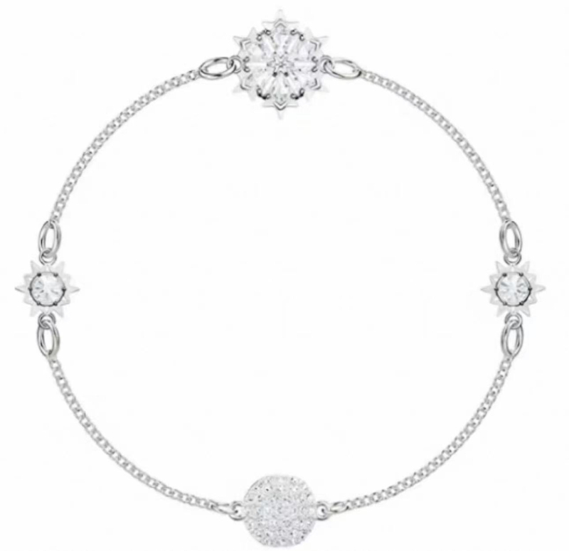 Vario pagrindo auskarai snaigė, sidabro 925 pakabukas – rinkinys moterims