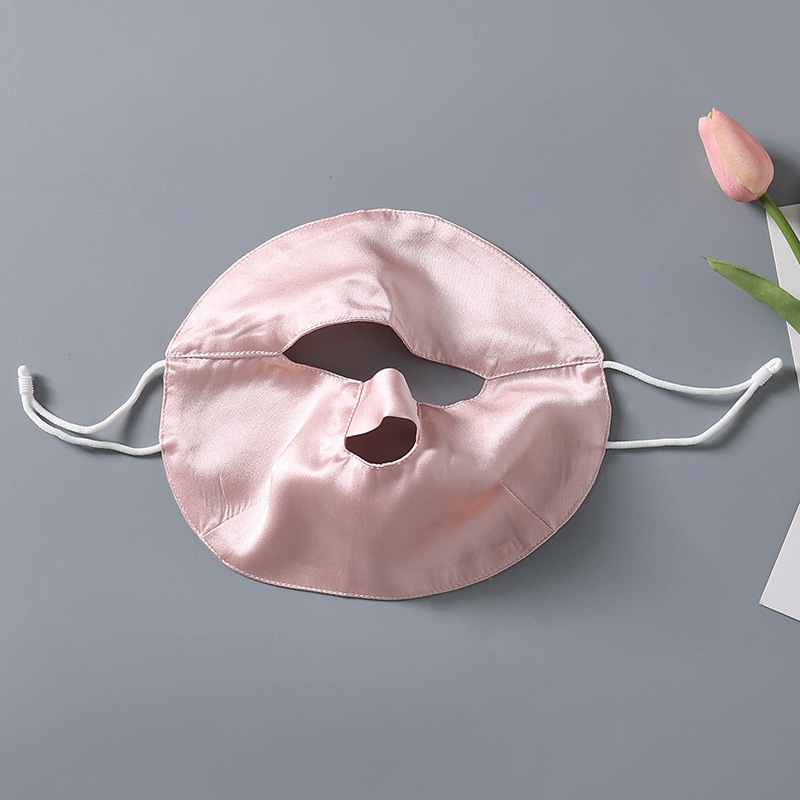 Unisex maska za lice od svile s UV zaštitom, prozračna, 100% svila