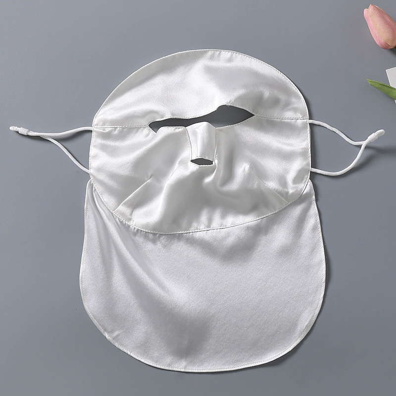 Unisex maska za lice od svile s UV zaštitom, prozračna, 100% svila