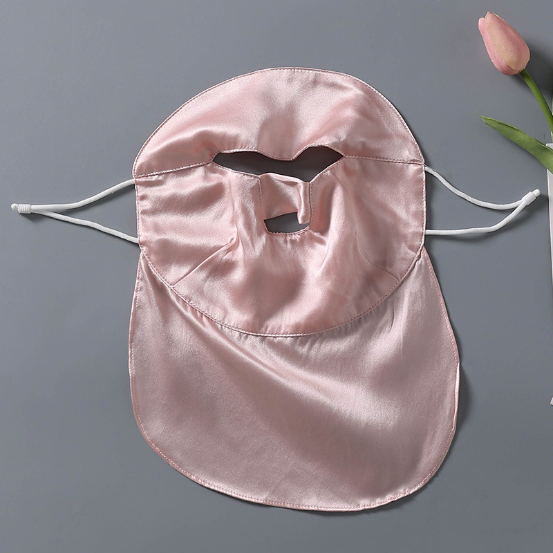 Unisex maska za lice od svile s UV zaštitom, prozračna, 100% svila