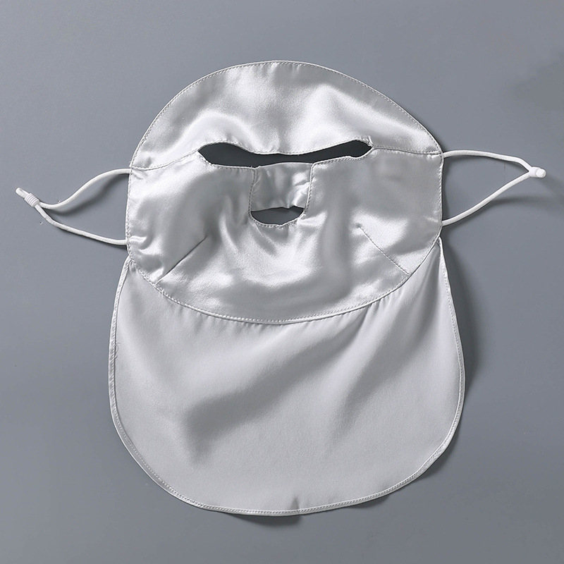 Unisex maska za lice od svile s UV zaštitom, prozračna, 100% svila