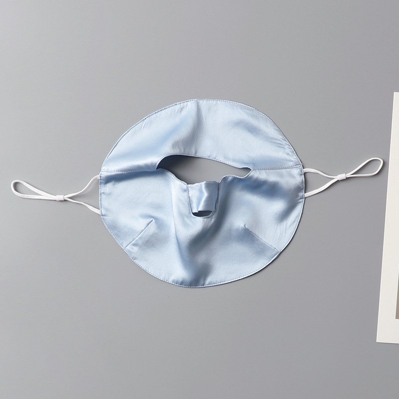 Unisex maska za lice od svile s UV zaštitom, prozračna, 100% svila