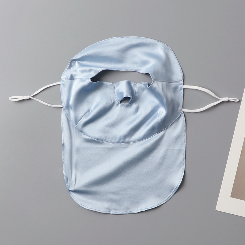 Unisex maska za lice od svile s UV zaštitom, prozračna, 100% svila