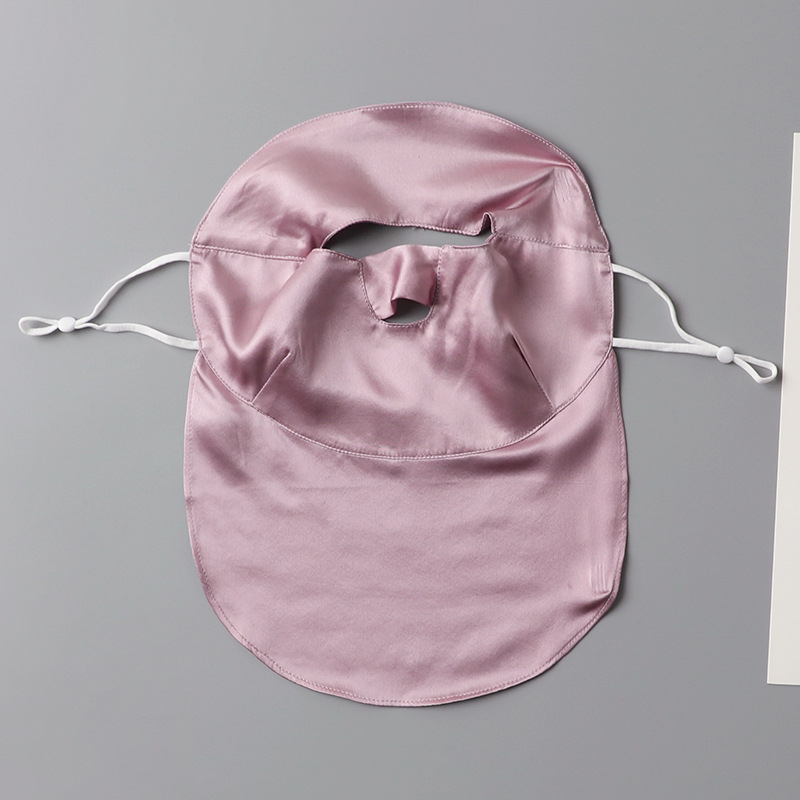 Unisex maska za lice od svile s UV zaštitom, prozračna, 100% svila