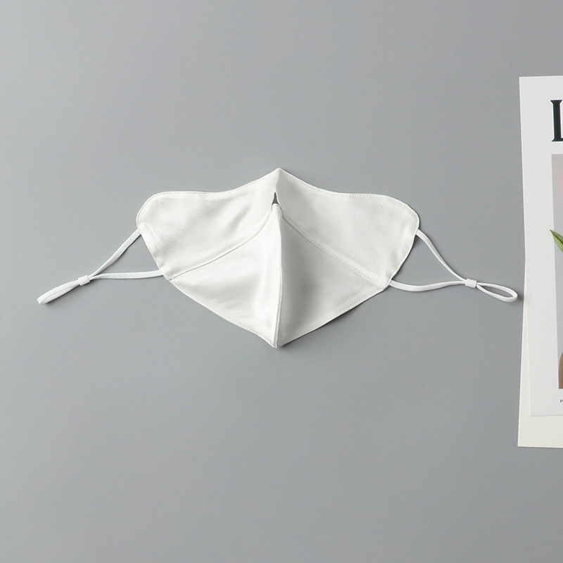 Unisex maska za lice od svile s UV zaštitom, prozračna, 100% svila