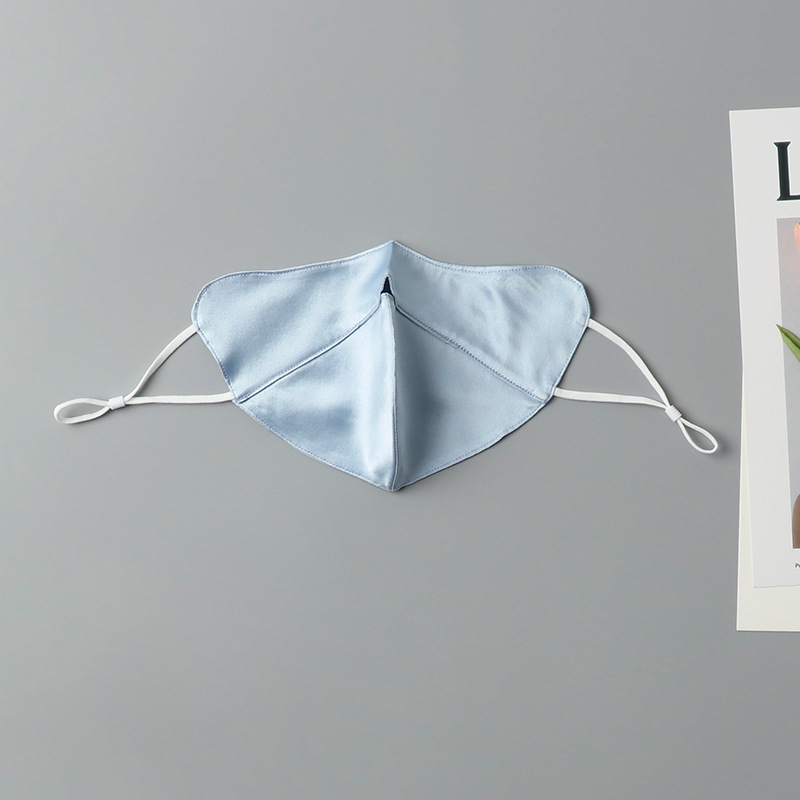 Unisex maska za lice od svile s UV zaštitom, prozračna, 100% svila