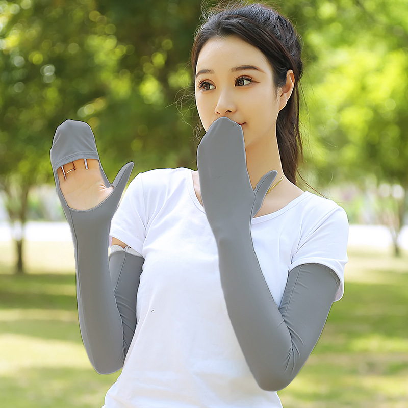 Ženska maska za vožnju s ušnim petljama, ledena svila, UV zaštita, potpuno prekrivanje lica