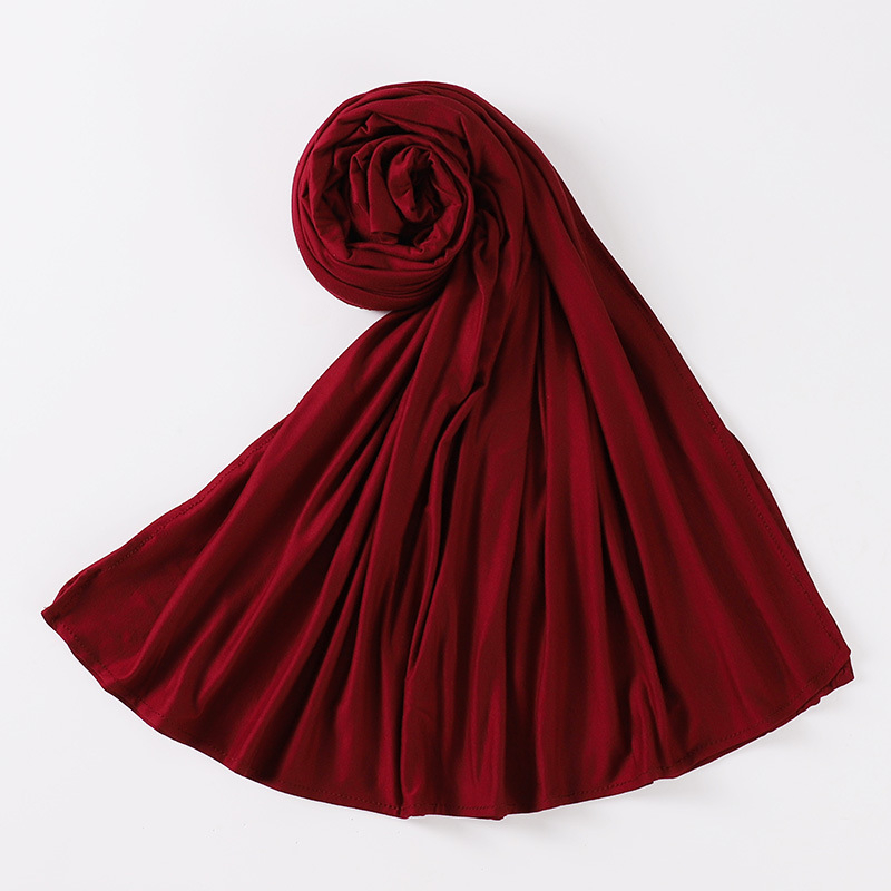 Poliészter turbán sál, warp kötéssel, monokróm mintázat, meleg minden évszakban