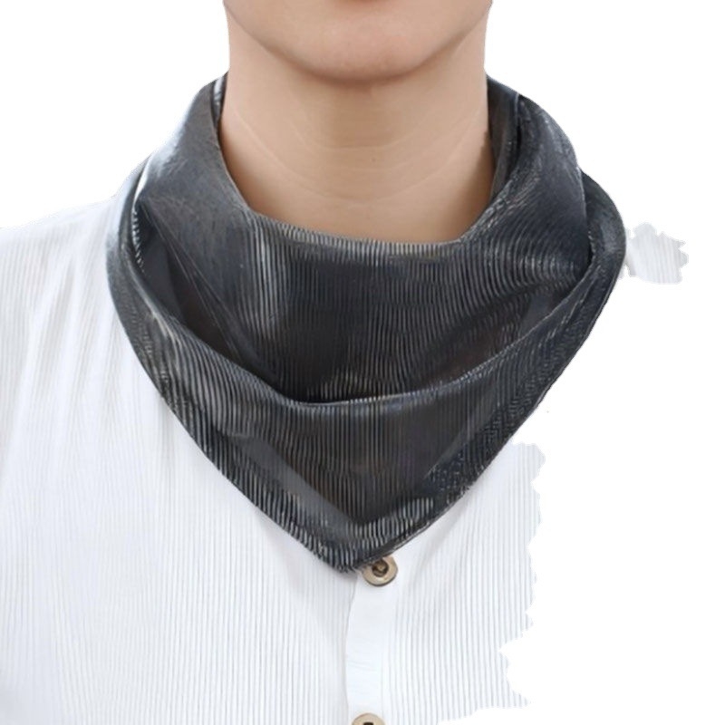 Полиестерен триъгълен шал, съдържа над 96% полиестер, плоско тъкане, летен релиз 2025, стил ниша