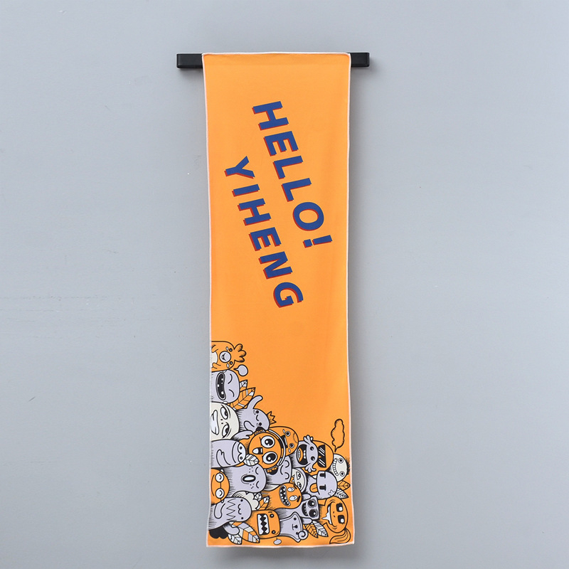 Sporttörölköző, ice-silk, gyors száradás, verejték felszívódása, hűsítő, hordozható