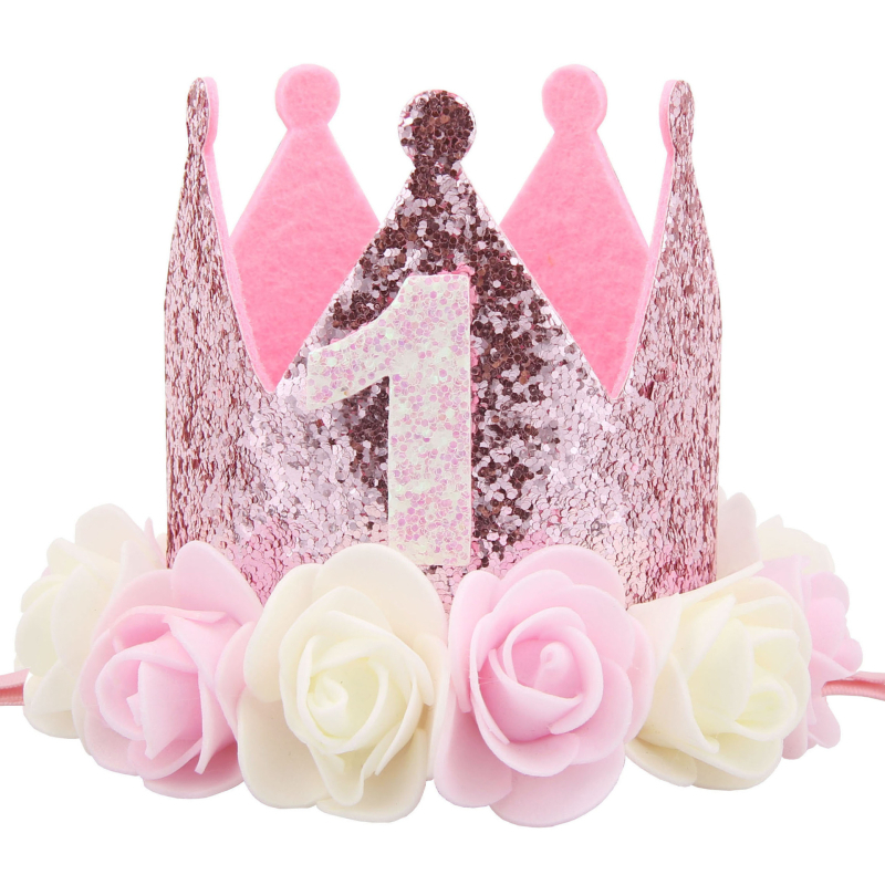 Korunka za 1. rođendan djeteta – ručno izrađeni tekstilni dodatak za fotografije, sklopiv i prilagodljiv, s numeracijom 1–12