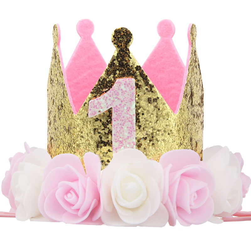 Korunka za 1. rođendan djeteta – ručno izrađeni tekstilni dodatak za fotografije, sklopiv i prilagodljiv, s numeracijom 1–12