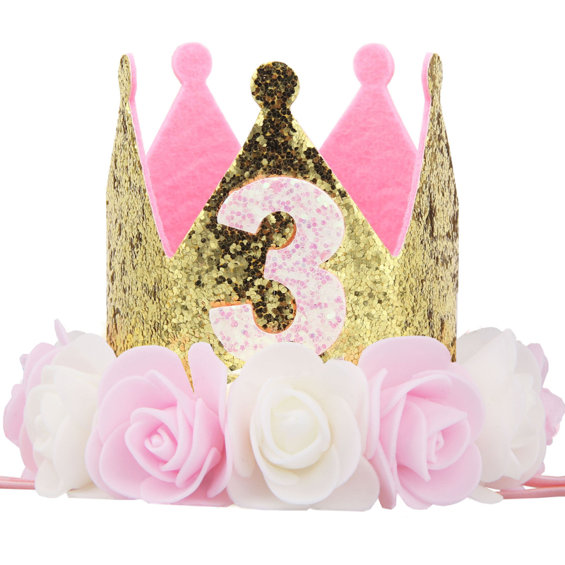 Korunka za 1. rođendan djeteta – ručno izrađeni tekstilni dodatak za fotografije, sklopiv i prilagodljiv, s numeracijom 1–12