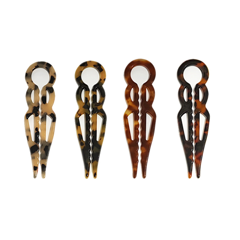 U formas acetāta matu spraude elegantiem sakārtojumiem, Yiwu, vasara 2025 izlaidums