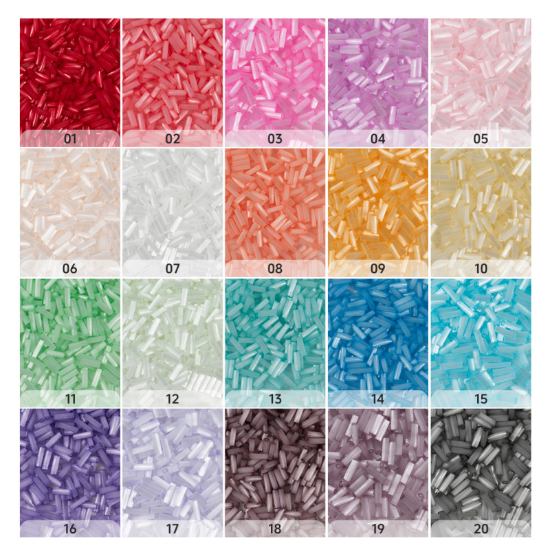 FGB Glass Beads Cat's Eye Brushed Twist Tube – Αξεσουάρ DIY για Κοσμήματα, Διακοσμητικά για Μαλλιά με Φούντες