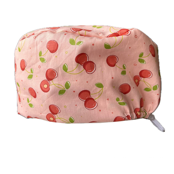 Pălărie operatorie unisex din bumbac, imprimeu, vârf plat, fără cozoroc