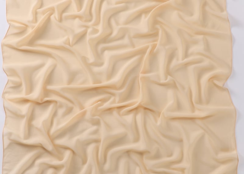 Шал от перлен шифон – квадратен, за всички сезони, с опция за персонализация