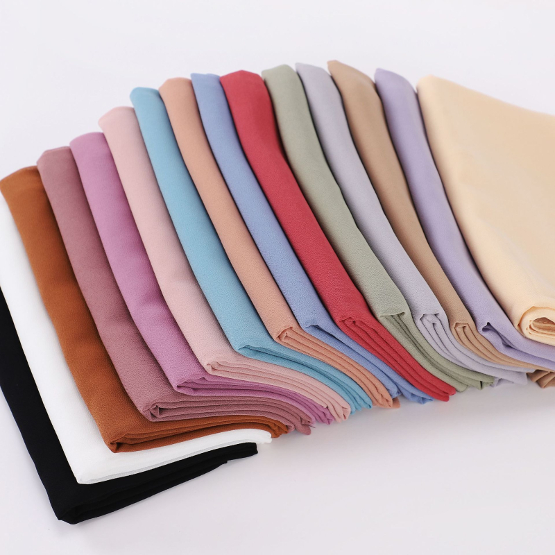 Шал от перлен шифон – квадратен, за всички сезони, с опция за персонализация