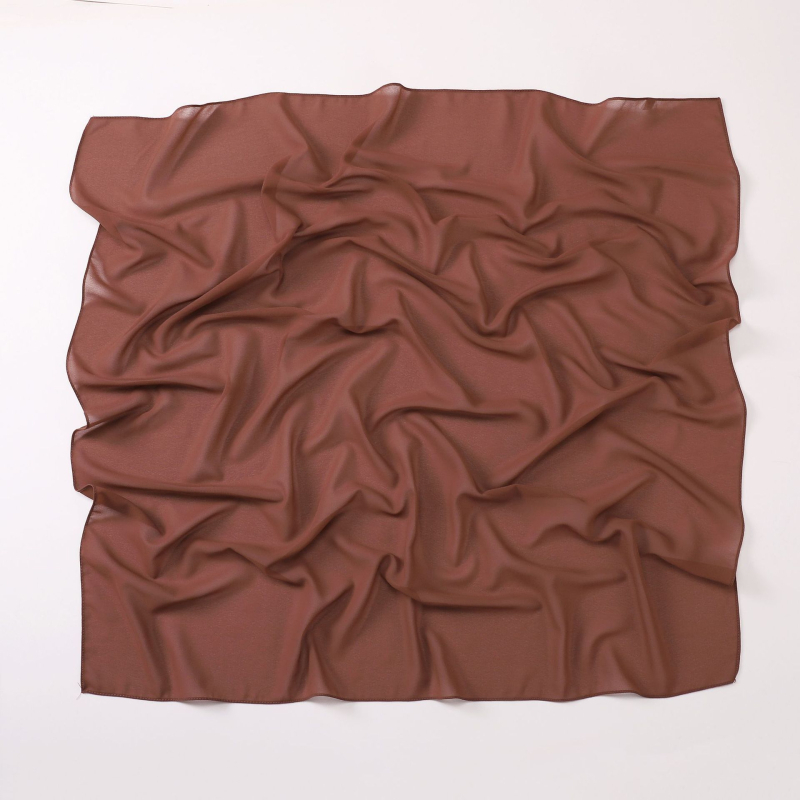 Шал от перлен шифон – квадратен, за всички сезони, с опция за персонализация