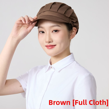 Sieťová čiapka pre potravinárske závody, polyester, twill tkanie, monochromatický vzor, kórejský štýl.