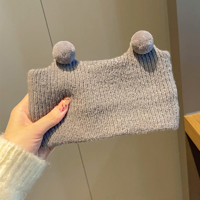 Adītas matu lentes meitenēm - kocku raksts, rudens 2024