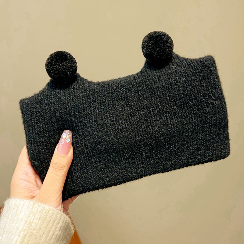 Adītas matu lentes meitenēm - kocku raksts, rudens 2024