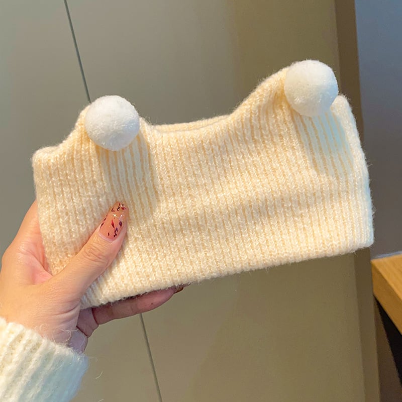 Adītas matu lentes meitenēm - kocku raksts, rudens 2024