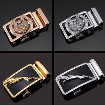 Vyrų diržo sagtis su leopardo galva, automatinė sagtis iš lydinio, visoms sezonoms, leidimas žiema 2020