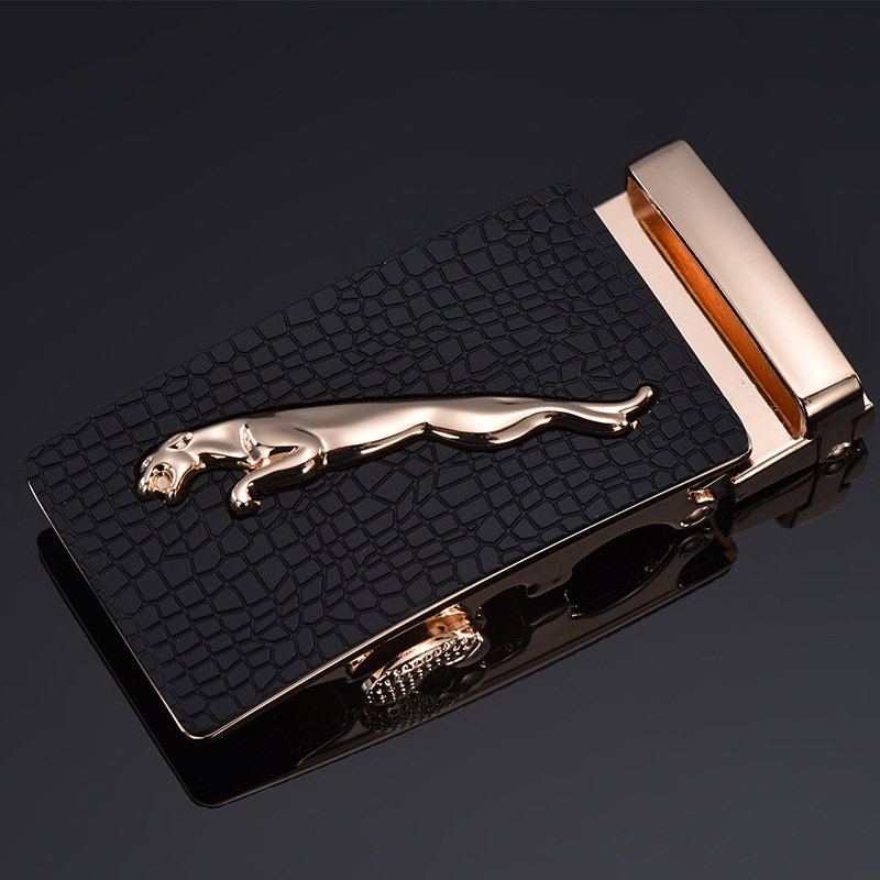 Vyrų diržo sagtis su leopardo galva, automatinė sagtis iš lydinio, visoms sezonoms, leidimas žiema 2020