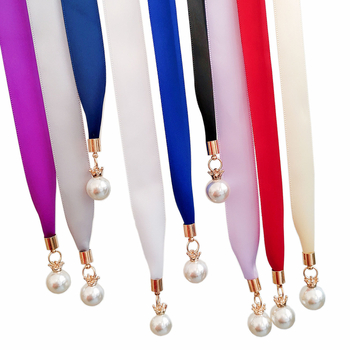 Vestuvių juostos liemeniai su karūnos perlų pakabuku, plonas kaspinis, paprastas stilius; Medžiaga: kaspinas; Sagties medžiaga: ta pati kaip juosta; Plotis: mažiau nei 2 cm; Uždarymas: Gucker