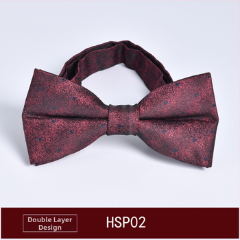 Muški papion, dvostruka jacquard tkanina, ravni vrh, korejski stil, prugasti uzorak (dvostruki jacquard; poliesterska vlakna; prugasti)