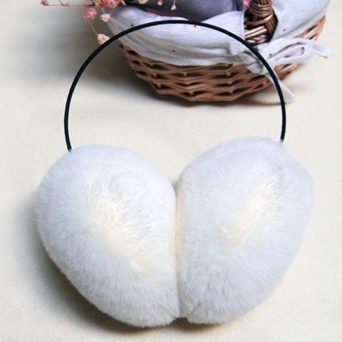 Kõrvakaitsed kunstliku karusnahaga, tagant kinnitatavad, Korea stiil, unisex täiskasvanutele, talve rattasõiduks