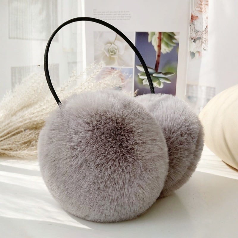 Kõrvakaitsed kunstliku karusnahaga, tagant kinnitatavad, Korea stiil, unisex täiskasvanutele, talve rattasõiduks