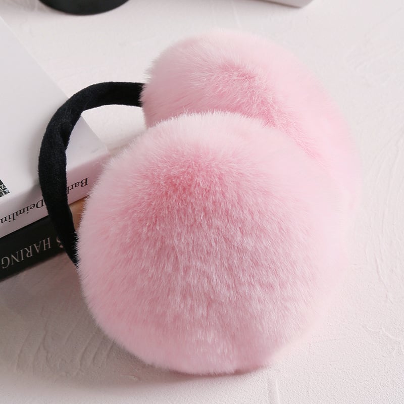 Kõrvakaitsed kunstliku karusnahaga, tagant kinnitatavad, Korea stiil, unisex täiskasvanutele, talve rattasõiduks