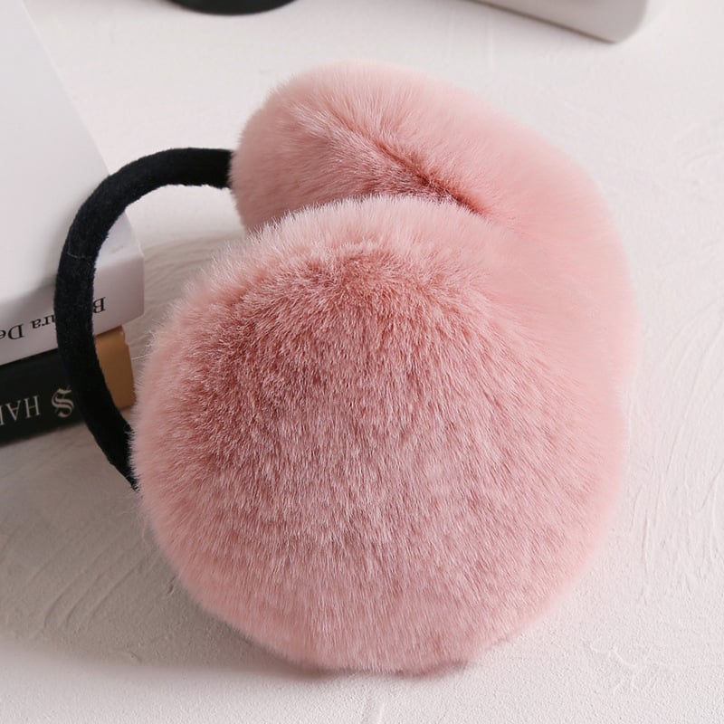 Kõrvakaitsed kunstliku karusnahaga, tagant kinnitatavad, Korea stiil, unisex täiskasvanutele, talve rattasõiduks