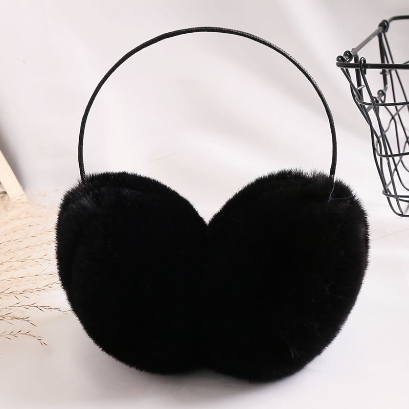 Kõrvakaitsed kunstliku karusnahaga, tagant kinnitatavad, Korea stiil, unisex täiskasvanutele, talve rattasõiduks