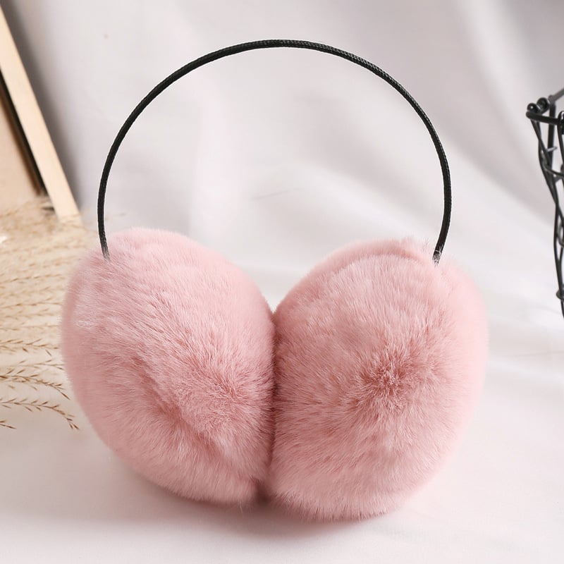 Kõrvakaitsed kunstliku karusnahaga, tagant kinnitatavad, Korea stiil, unisex täiskasvanutele, talve rattasõiduks