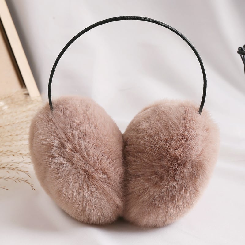 Kõrvakaitsed kunstliku karusnahaga, tagant kinnitatavad, Korea stiil, unisex täiskasvanutele, talve rattasõiduks