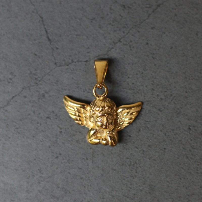 Martha Retro karoliai su pakabuku: Kupidonas, Angelas, Širdis, Kryžius ir Rožė; titano plienas; literatūros ir meno retro stilius