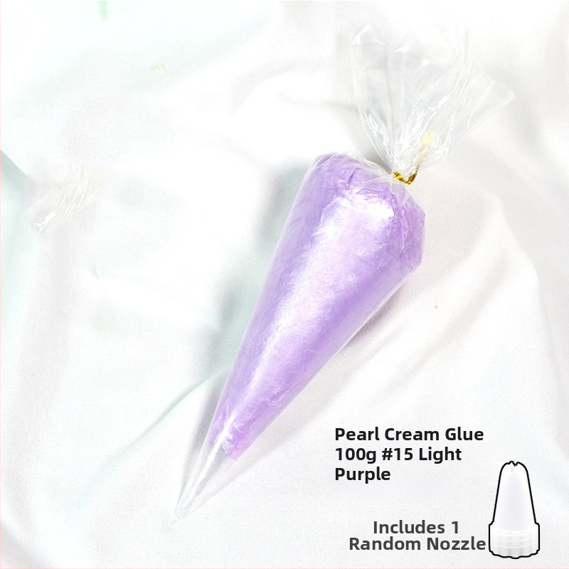 Bicai Gyöngyházas krémragasztó 100 g, víz alapú gyanta, DIY telefonvédők, irodai dobozok és ékszeranyagok számára, 2022 nyara