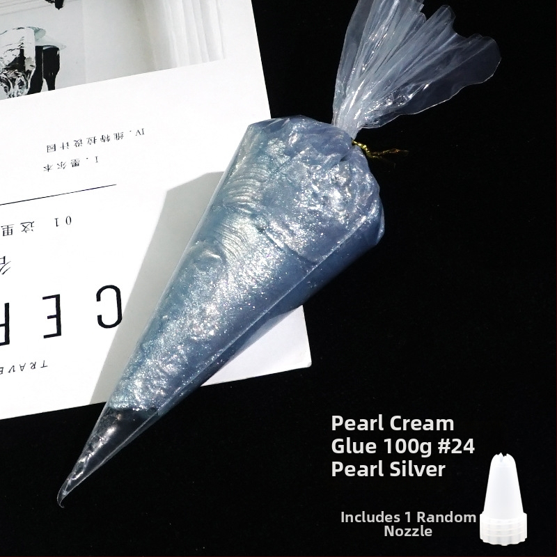 Bicai Gyöngyházas krémragasztó 100 g, víz alapú gyanta, DIY telefonvédők, irodai dobozok és ékszeranyagok számára, 2022 nyara