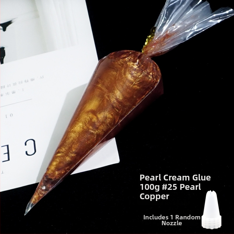 Bicai Gyöngyházas krémragasztó 100 g, víz alapú gyanta, DIY telefonvédők, irodai dobozok és ékszeranyagok számára, 2022 nyara