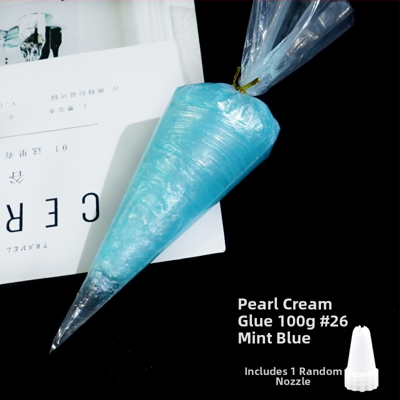 Bicai Gyöngyházas krémragasztó 100 g, víz alapú gyanta, DIY telefonvédők, irodai dobozok és ékszeranyagok számára, 2022 nyara