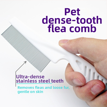 Katem ir šunims skirtas šukavimo įrankis prieš blusas ir utėlių šalinimui, su smuliais dantimis, pašalina laisvus plaukus — After autumn prekės ženklas